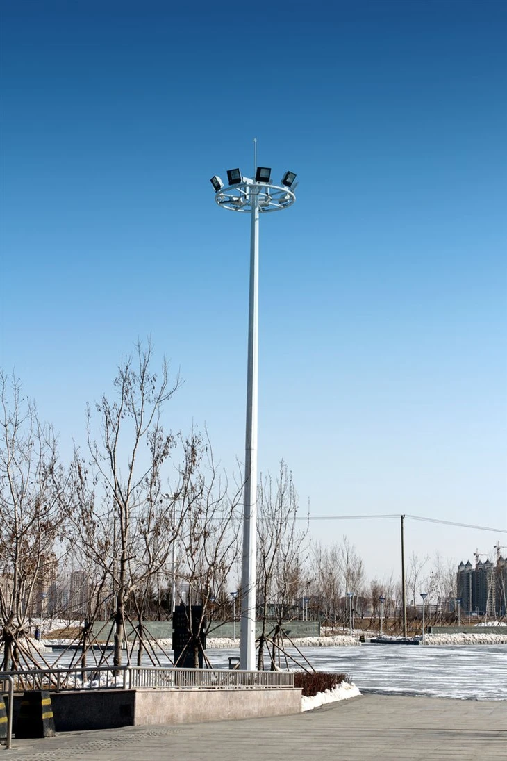 Rasing And Lowering Device High Mast Lighting With Octagonal, Dodecagon Type